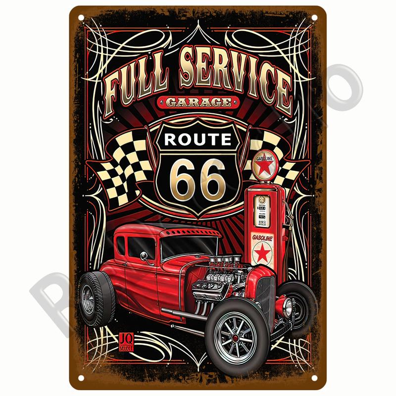 Vintage Decor Tin Sign Decorative Plaque Metal Sign Garage Gas Oil Spark Plug Tyre Service Man Cave Club Bar Home Wall Decor Art
