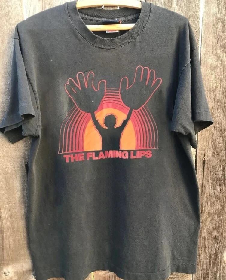 The Flaming Lips Band Graphic Charcoal Unisex T-shirt Reprint S-5XL WA0465