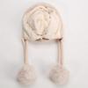 Autumn Winter Plush Warm Three Ball Knitted Hat Chenille Soft Women's Wool Hats EMA