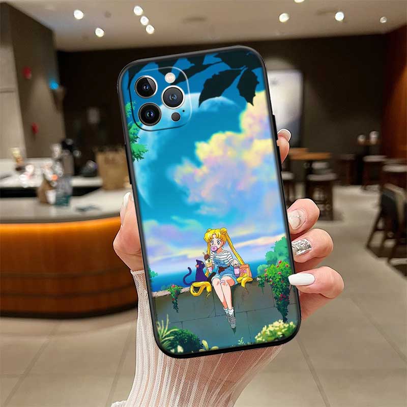 UP44 S-Sailors M-Moon New High-End Shell Phone Case for Xiaomi Poco C40 C50 C51 C55 C65 C71 C75 F3 F5 F6 F7 M2 M3 Pro Ultra