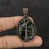 Tree Of Life Seraphinite Pendant Copper Wire Wrapped Jewelry Gemstone Pendant Handmade Jewelry Copper Pendant Engagement Gift Wire Pendants