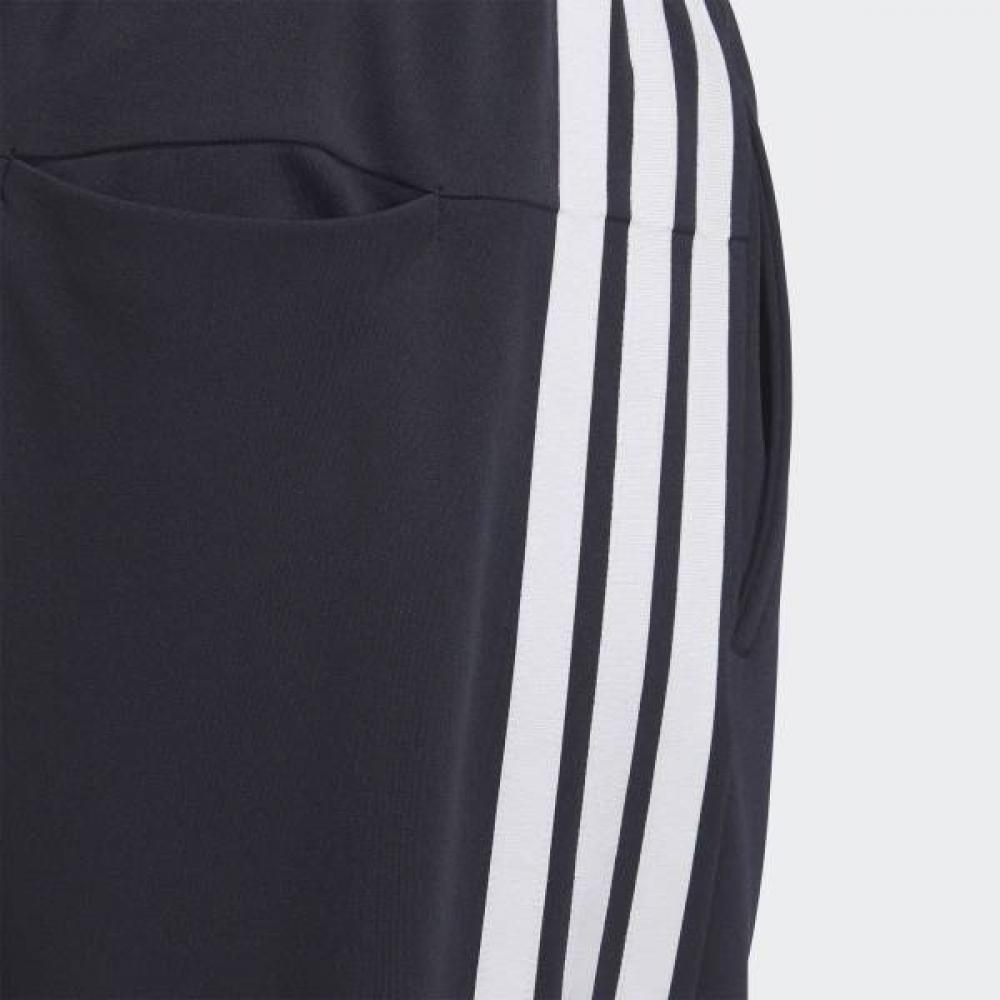 Adidas Unisex 3s Regular Fit Double Knit Open Hem Track Pants