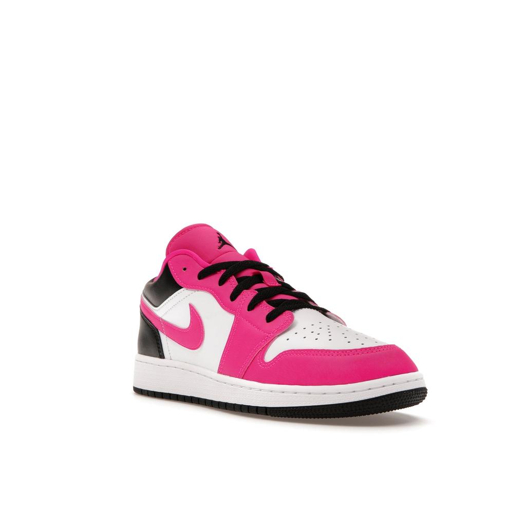 Детские кроссовки Air Jordan 1 Low GS Fierce Pink Black White DZ5365-601