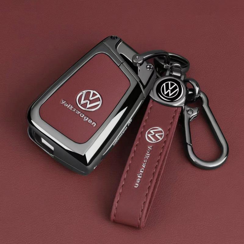 Ключница для Volkswagen: Подходит для моделей Teramont, Bora, Golf, Sagitar L, Tayron, Magotan, T-Roc и T-Cross
