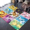 Новый ковер-коврик Pokemon 2025 для гостиной, спальни, дома, украшение дивана, детский игровой, противоскользящий коврик для пола 77