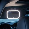 2 в 1 Солнцезащитный козырек для автомобиля Зеркало для макияжа 3 режима освещения Перезаряжаемое автомобильное зеркало для макияжа Регулируемая яркость Сенсорное управление Универсальное Портативное