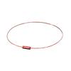 AXF EX Airy Wire Necklace, Red, Size S (45cm)