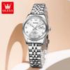 OLEVS 3705 Woman Watch 30M Waterproof Date Quartz Watch For Women High Hardness Mirror Diamond Scale Luxury Ladies Hand Clock