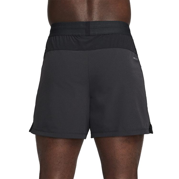 Nike Шорты для фитнеса Flex Rep с однотонным логотипом без подкладки, мужские шорты, черные FN3002-010