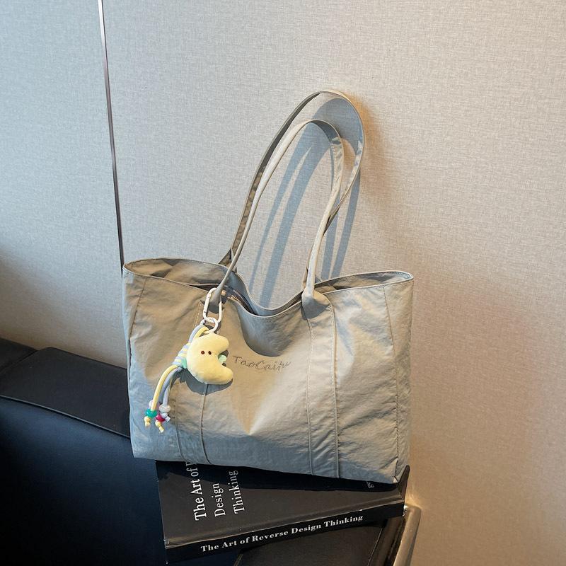 Повседневная тканевая сумка женская сумка новая простая вместительная сумка на плечо сумка-тоут для студенток