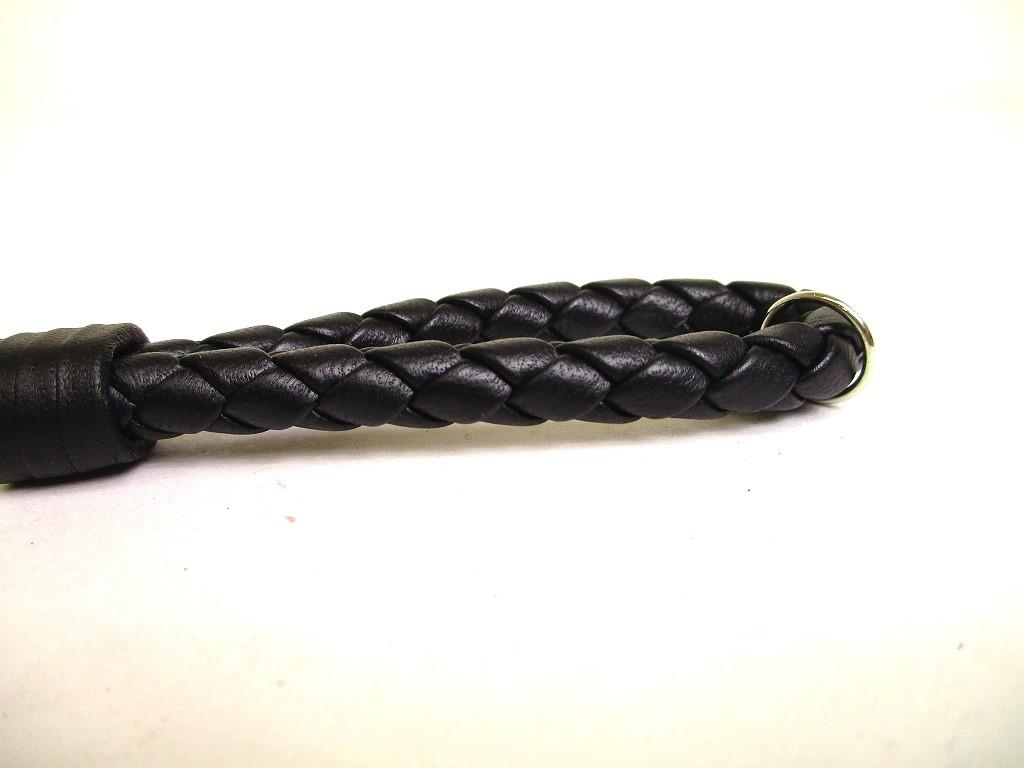 Оригинальный брелок для ключей BOTTEGA BENETA Intrecciato из черной кожи #a162, восстановленный