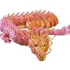 Трехмерная печать Многосуставная игрушка Китайский дракон Ручная работа