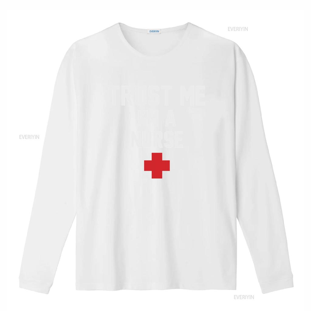 Trust Me Im A Nurse Black Adult T Shirt vintage Washed graphic Comfortable Versatile designer clothes homme Stylish streetwear
