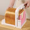 Toast Bread Slicer Stand Foldable Loaf Cutter Rack Baking Tool Cutting Guide Plastic Slicing Tool