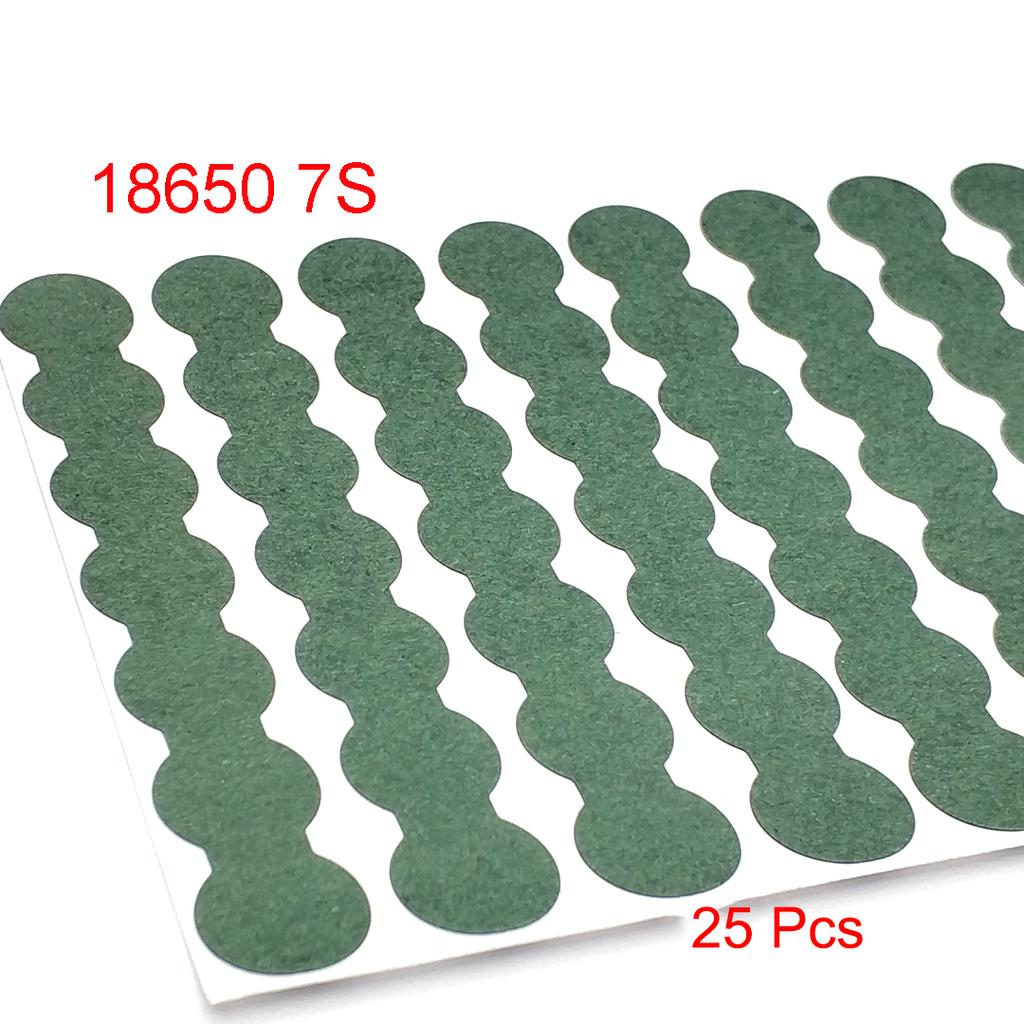 1S-6S 18650 21700 Li-ion Battery Insulation Gasket Barley Paper Battery Pack Cell Insulating Glue Patch Electrode Insulated Pads