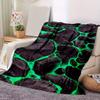 3D hot lava print flannel blanket suitable sofa bed picnic car decoration blanket source