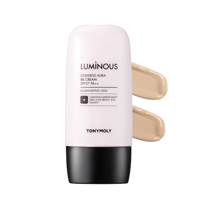 TONYMOLY Luminous Goddess Aura BB Cream SPF37 PA++ | Instant Glow & Flawless Coverage | 45g (2 Shades Available)