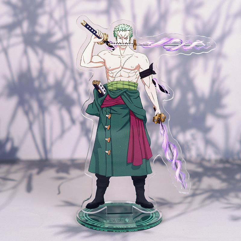 Аниме One Piece Луффи Шарлотта Линлин Эдвард Ньюгейт Дофламинго Кузан Джинбей Акриловые Фигурки-Подставки Игрушки Украшение