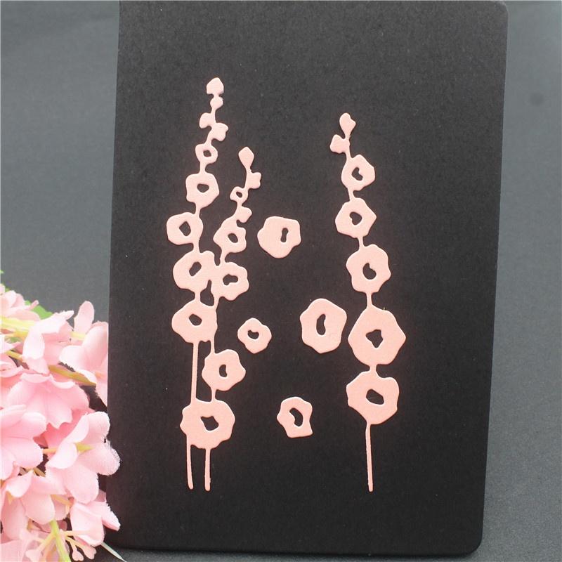 Набор металлических режущих штампов «Цветущая слива» для DIY скрапбукинга, изготовления поздравительных открыток, тиснения бумаги, рукоделия