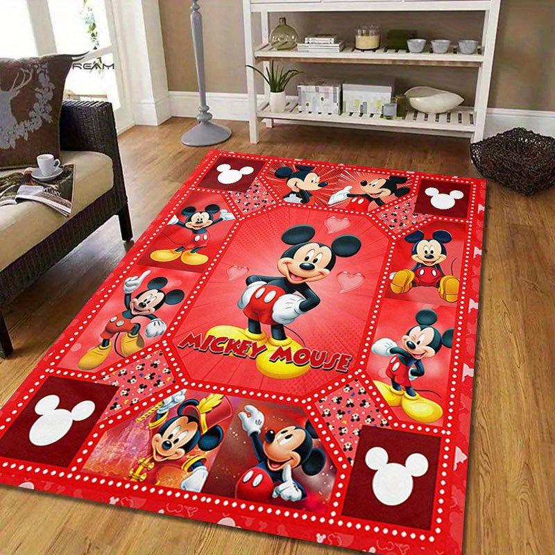 1 шт. Ковер с рисунком персонажей мультфильмов Disney, ковер для зоны, нескользящий ковер, коврик для пола, стирающийся вручную, подходит для гостиной, спальни, домашнего декора