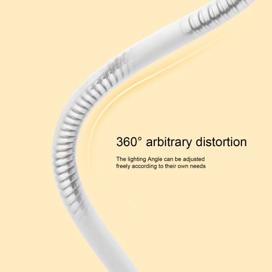 Foldable Table Lamp Flicker Free Illumination Energy-Saving Practical 2-in-1 Eye-caring Reading with Pen Holder Home Supplies