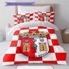 BRA poster Bedding Quilt Set Quilt Cover Pillowcase Home Decoration Birthday Gift (1 * duvet cover + 2 * pillowcase, without core)