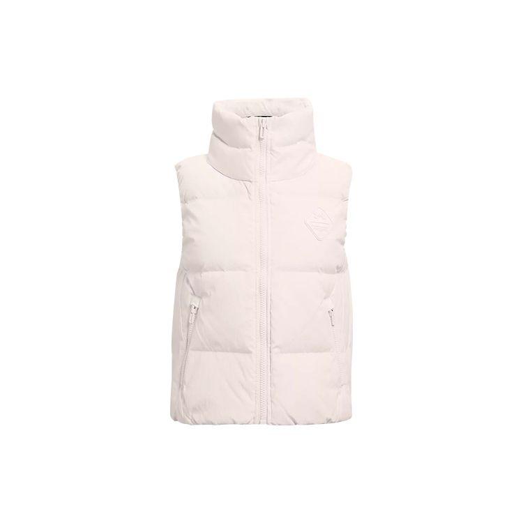 Under Armour Coldgear Training Sports Stand Collar Down Vest Women Vests White 1369374-112