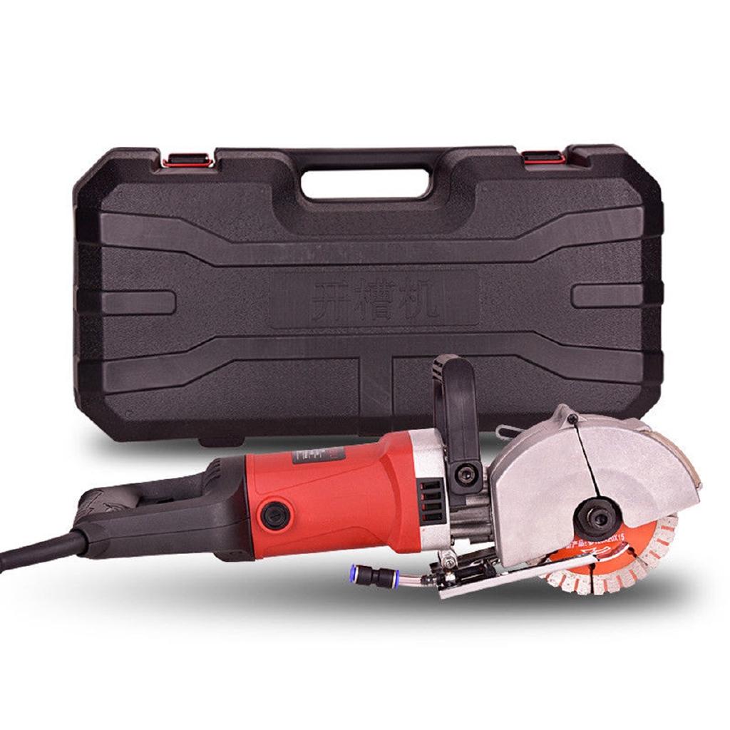 Электрические штроборезы Машина для нарезки пазов Машина для штробления стен 220 В Машина для штробления для гранита, мрамора, стали, бетона 4500 Вт