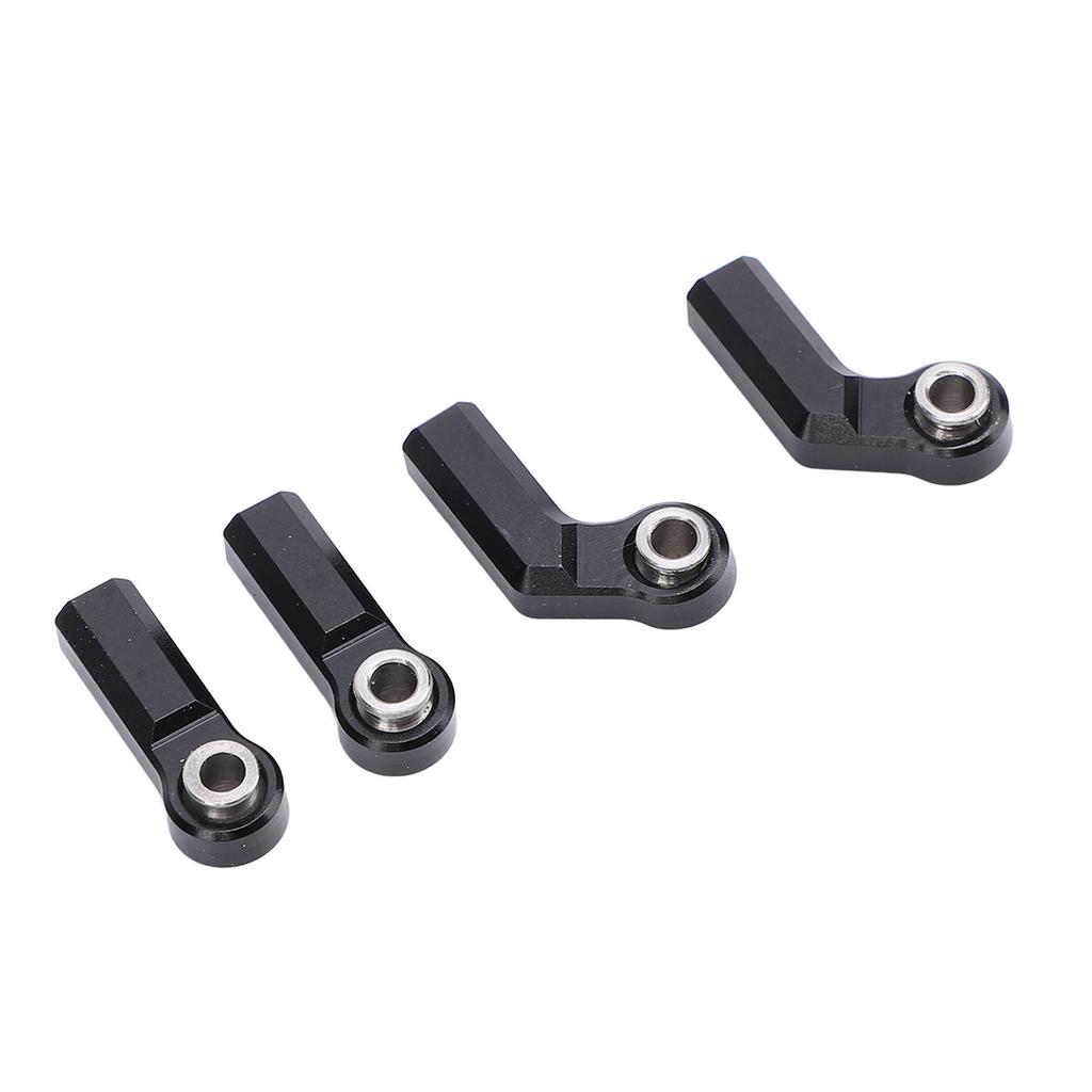 4Pcs RC Car Ball Joint for 110 Model Car M4 Metal CW Positive Thread 7.0 Tool 2 Curved 2 Straight