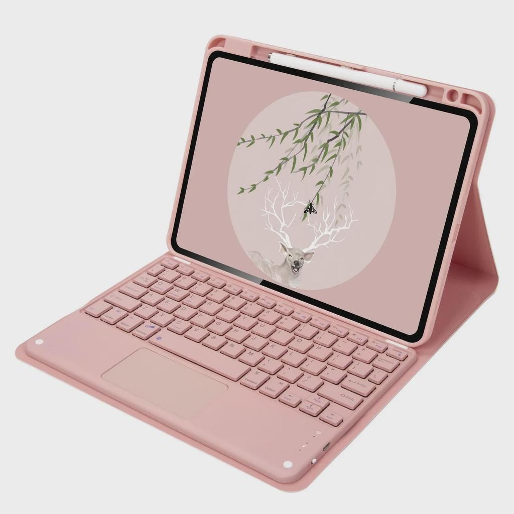 IPad Pro 11" (2021) Кожаный чехол с беспроводной Bluetooth-клавиатурой Air4 и слотом для стилуса Xiaomi 5