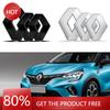 Hub Caps For Renault Koleos Kadjar Captur Megane Talisman Espace Clio Zoe 1pcs 3D Styling Car Front Hood Emblem Rear Trunk Badge