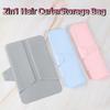 Folding Hair Curler Storage Bag Silicone Curling Iron Carrying Case  for Hair Care Tool