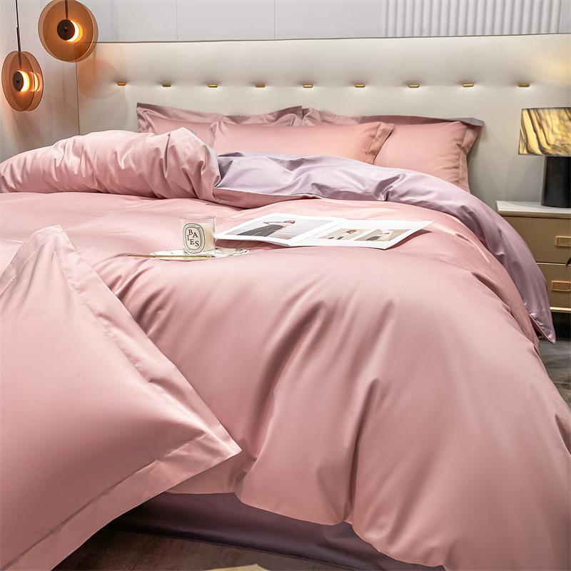 High-end Class A Maternal and Infant Grade Xinjiang Long-staple Cotton 4pcs Set, Pure Cotton Bed Sheet, Cotton Quilt Cover, Bed Hat 3pcs Set