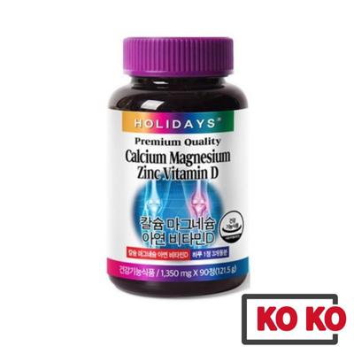 Премиум Кальций Магний Цинк Витамин D 90EA