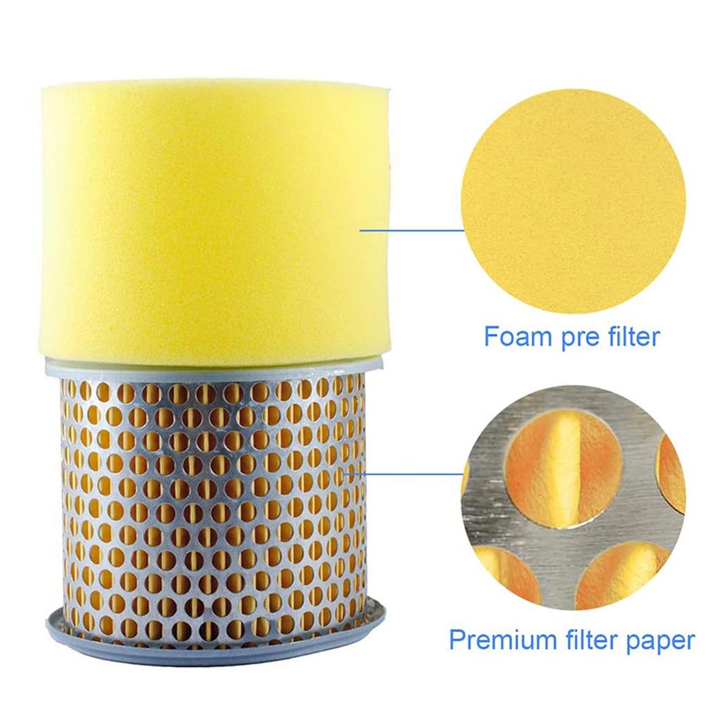 Эффективный воздушный фильтр Запчасти для двигателя газонокосилки Высокоэффективный воздушный фильтр Пластиковый двигатель Заменяет для моделей GX340 GX390