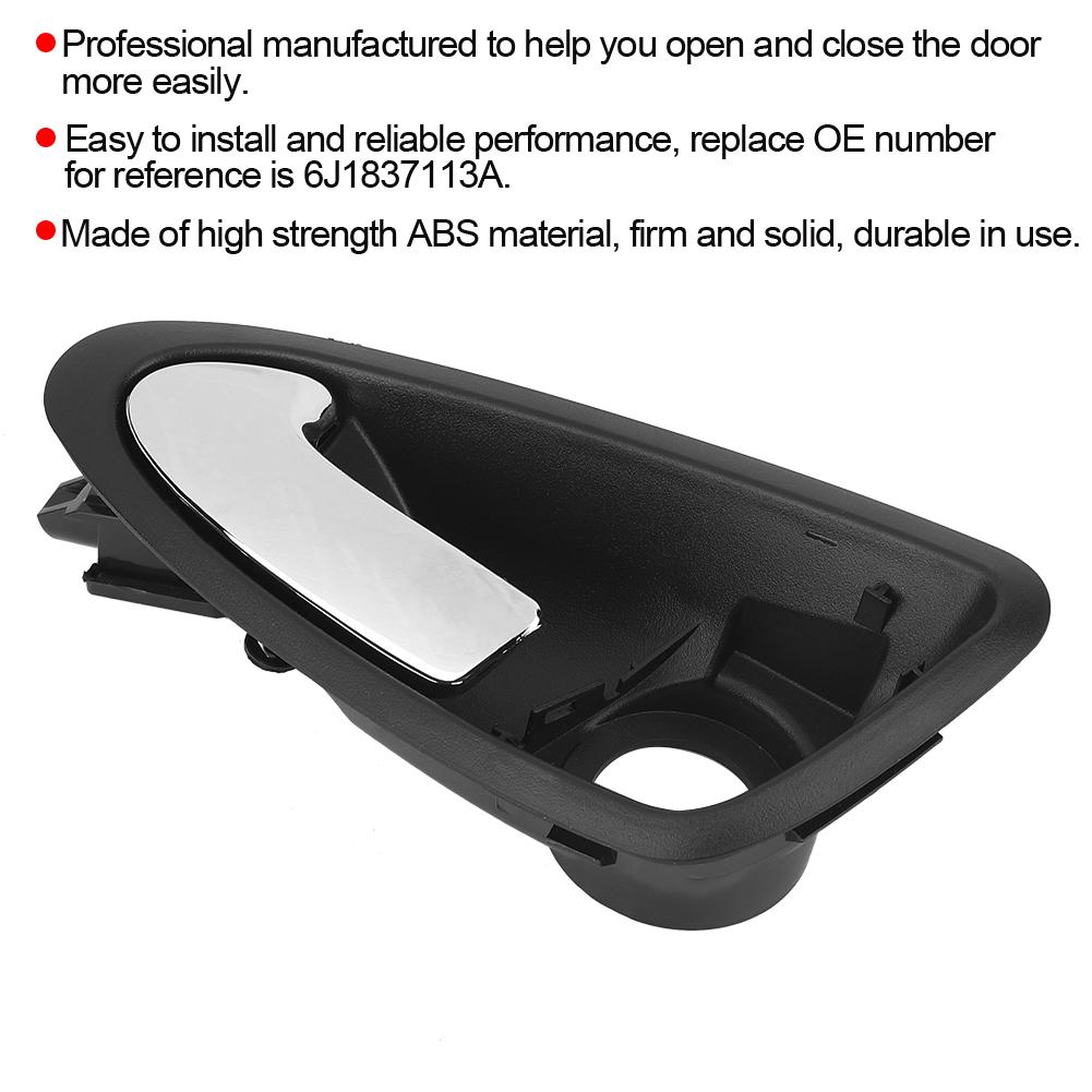 Ручка двери передняя левая внутренняя для Seat Ibiza 2009 2017 6J1837113A