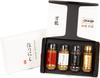 "Outdoor Spice HORINISHI: White, Red, Gold, Black 4-Bottle Set (Gift Box) - Spicy, Premium, Black"