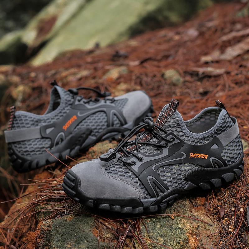 Походные кроссовки, мужские быстросохнущие водные кроссовки, нескользящая дышащая уличная спортивная обувь, большие размеры 39-50