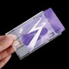 Hot Plastic Hard Transparent Badge Holder Clear Double Card ID case
