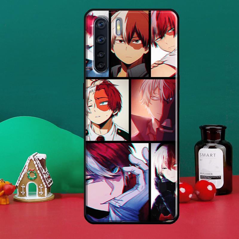 Чехол аниме Shoto Todoroki для OPPO A74 A54 A94 A31 A53 A5 A9 2020 A52 A72 A1K A83 A91 A93 A3S A5S A15