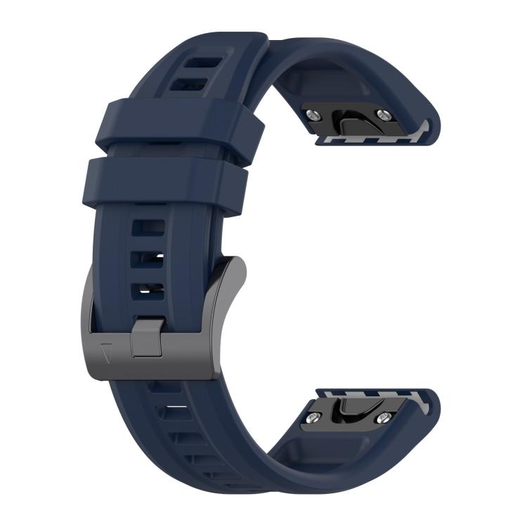 Силиконовый спортивный ремешок для часов Garmin Fenix 7X 26 мм, однотонный
