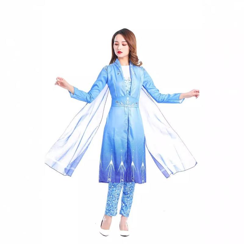 Платье Эльзы из Холодного сердца 2, Взрослое платье Эльзы Ледяной принцессы, Полное платье Эльзы, Принцесса Анна