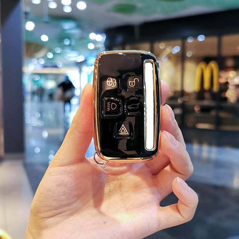 Модный чехол для ключей из ТПУ для Land Rover Range Rover Sport Discovery 3 4 Elander 2 Evoque, аксессуары, держатель, брелок в виде ракушки