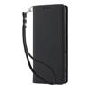 For Sony Xperia 10 VI Case Stand Wallet Litchi Texture Leather Flip Phone Cover with Strap