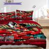Champions League Triumph Bedding (1 * duvet cover + 2 * pillowcase, without core) Soft and comfortable Christmas birthday gift Bedding set