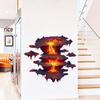 Creative Flowing Lava Wall & Ceiling Mural