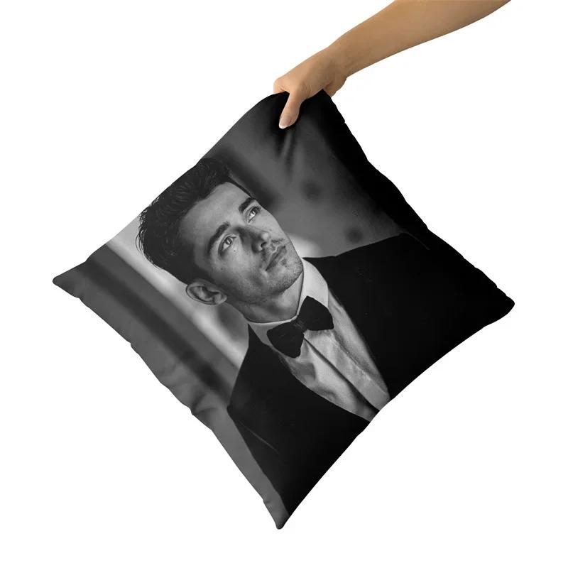18'' X 18'' Чарльз Леклер Квадратные Подушки-Пледы Наволочки Чехлы 45см X 45см