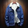 Winter Men Warm Denim Jacket Casual Thicken Plus Velvet Jeans Jackets Coats Female Streetwear Plus Size Denim Coats
