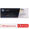 HP Оригинальный картридж с тонером LaserJet серии 305A/CE410A
