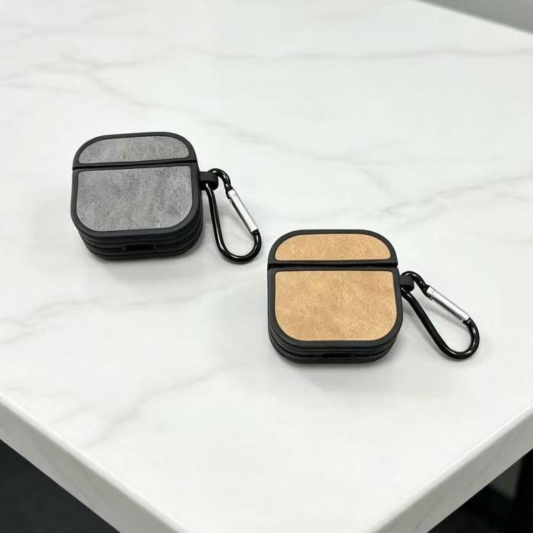 Меховая наклейка кожаный чехол для наушников Apple чехол для наушников AirPods 1 защитный чехол для наушников AirPods pro1